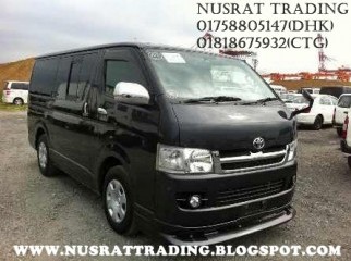 BOOKING GOING ON.. HIACE SUPER GL 2008 BLACK COLOR 