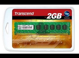Transcend DDR2 800Mhz 2GB RAM 2 pieces Lifetime Warranty