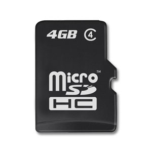 4GB Micro SD Memory Card large image 0