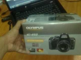 Olympus E-450 Digital SLR Camera With 14-42mm Lens All acs 