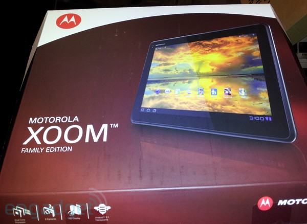 Motorola MZ601 Xoom Wi-Fi 3G 32gb Black MZ603 Tablet large image 0