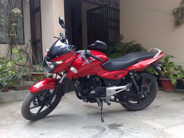 Pulsar 150cc Red color large image 0