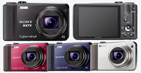 Sony DSC-HX7V 16.2 Mega 10x Zoom Digital Camera With 3D large image 0