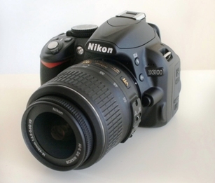 NIKON D3100 with Two Lenses 18-55mm 55-300mm  large image 0