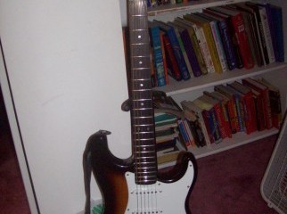 squier fender stratocaster guitar