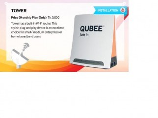 Qubee post paid modem with built in router