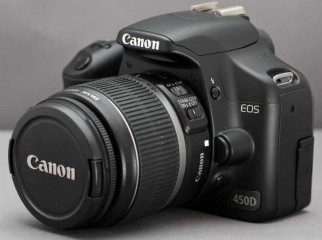 urgent sell 450d canon slr with 18-55 mm canon lens..