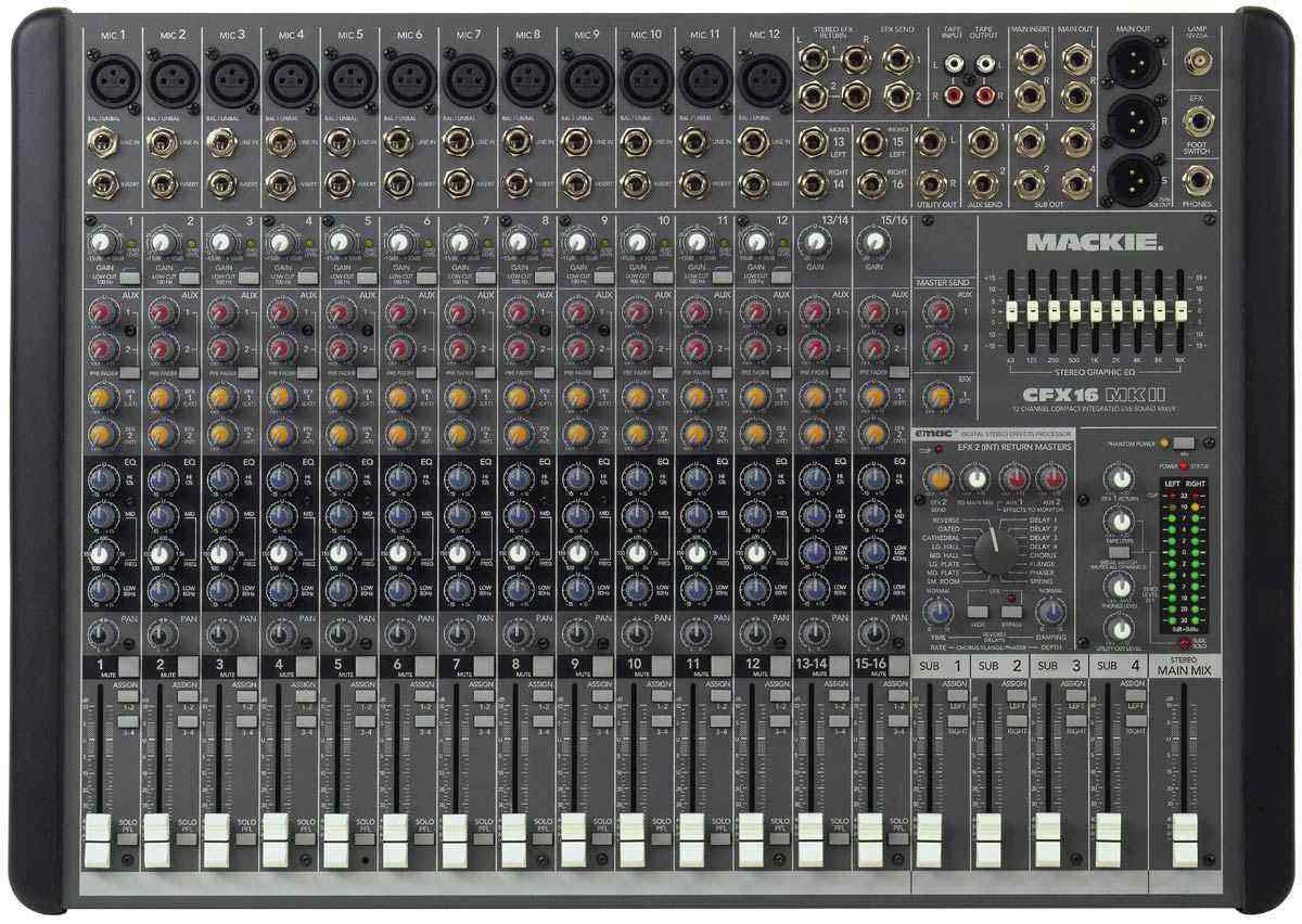 Mackie CFX16 16 channel mixer large image 0