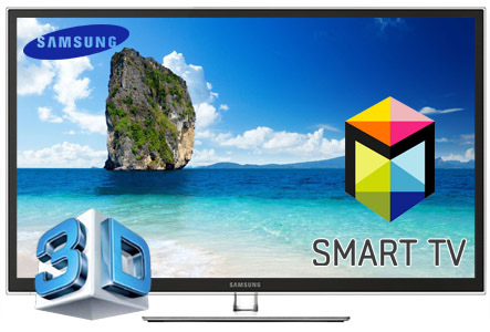 55 3D LED SMART TV SAMSUNG UE55 D6000 large image 0