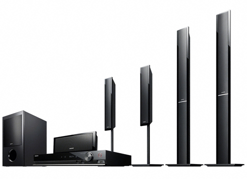 SONY HOME THEATER TOWER 5.1 SURROUND SYSTEM DVD HD PLAYER large image 0