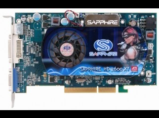 Sapphire Radeon 2600 XT 256MB GDDR3 AGP 8X 512 MB DDR Ram