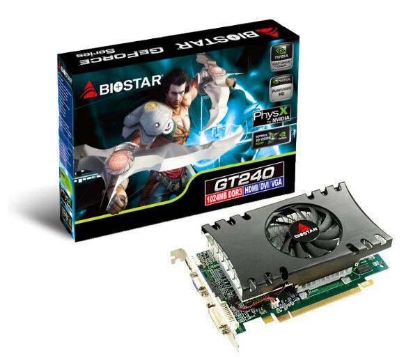 Biostar GT240 DDR3 1GB-VN2403THG1 large image 0