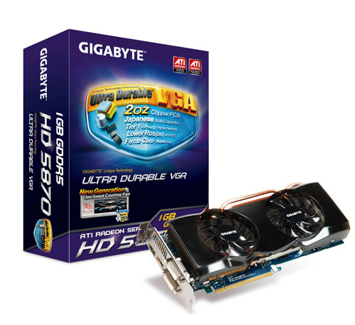 GIGABYTE Radeon HD 5870 UD for sale. large image 0