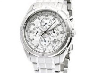 Casio EF328D-7A Men s Watch - Stainless Steel Edifice White