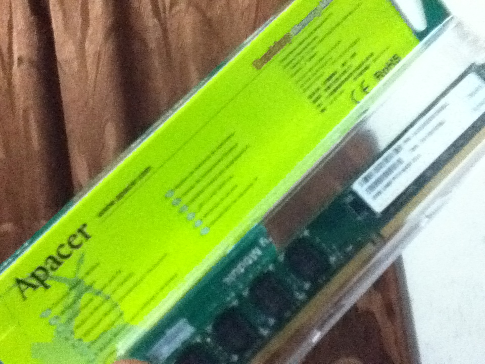 DDR2 RAM 2GB Apacer Brand New  large image 0