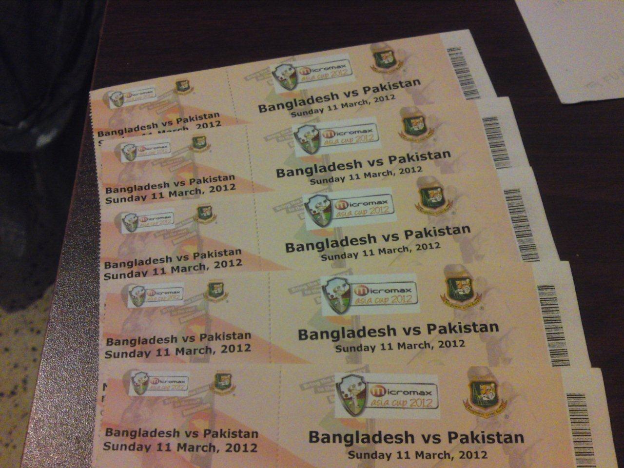 Bangladesh vs Pakistan - Asia Cup - Tickets at UTTARA large image 0