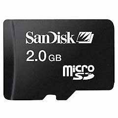 Sandisk Micro SD Memory card. large image 1