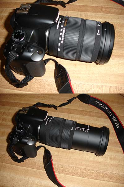 Canon 1000D With 18 - 200 OS lens large image 0