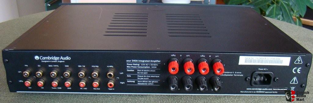 Cambridge Audio 340a integrated amplifier large image 0
