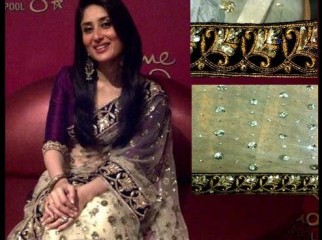 Kareena s exclusive off white saree
