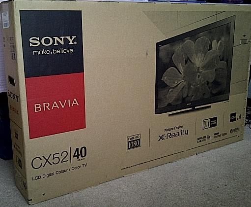 Sony CX520 full hd lcd 40 inch tv large image 0