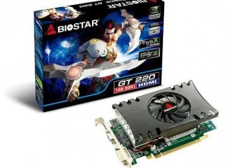 Biostar GT220 Graphics Card 1GB DDR3 for sale usage 2 months