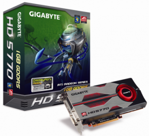 Gigabyte HD 5770 1GB DDR5..DX11. large image 0