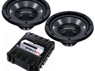 Kenwood Sub-woofer and Amplifier Car Sound System from USA 