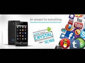 Grameenphone Crystal with Android 2.2.2 Froyo with warrenty 