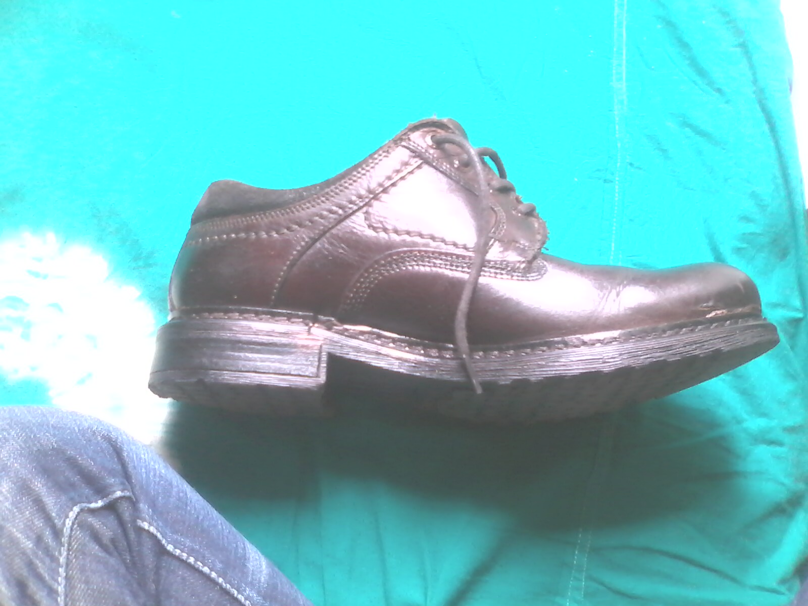 original boot shoes from abroad size 9 colour- brown  large image 0