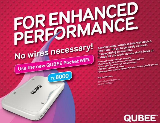Qubee Pocket Wi-Fi Free Home or Office Delivery large image 1