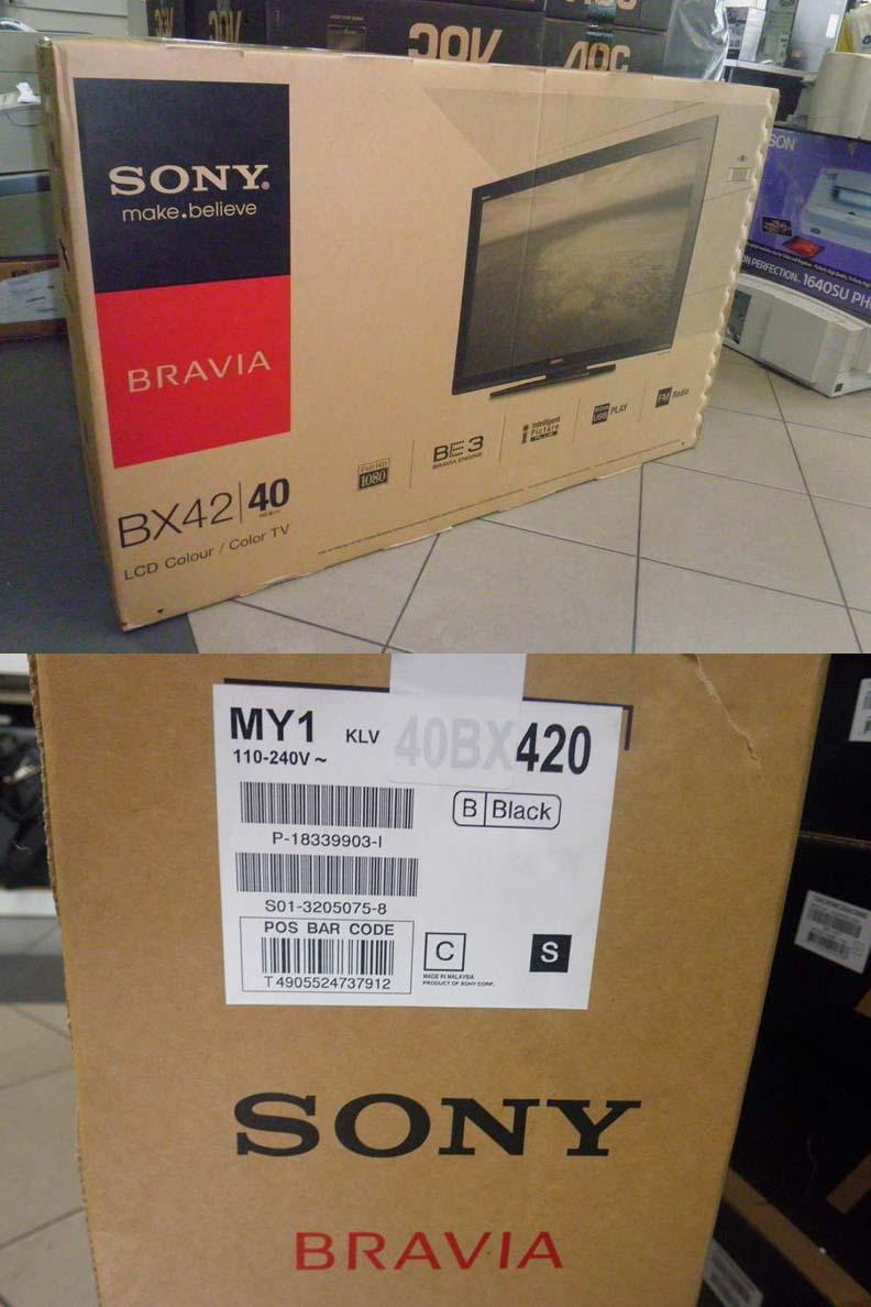 SONY BRAVIA BX420 40 INCH LCD TV FULL HD 1080p large image 0