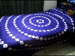 Block Batik Apelike Bed Cover
