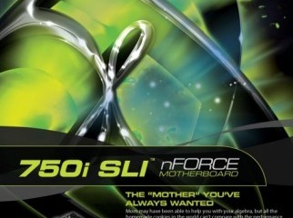 Nvidia nForce 750i SLI for sale.
