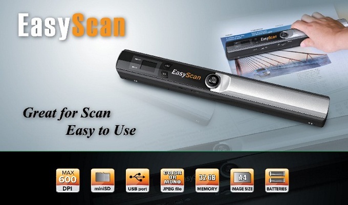 Portable scanner A4 Color Photoelectric Sensor large image 0