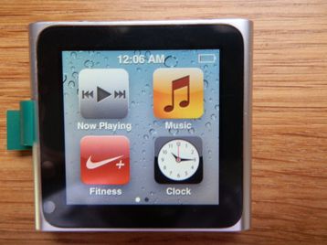 iPod Nano 8gb 6th generation Silver colour  large image 0
