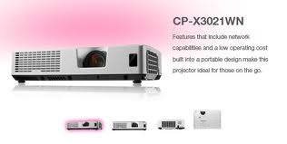 Hitachi CP-X3021WN 3200 Lumens Multimedia Projector large image 0
