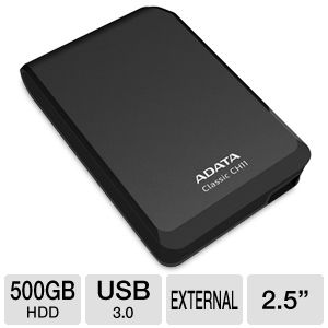 A Data USB 3.0 Portable 500GB HARD DISK large image 0