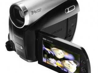 Samsung mini DV camcorder.