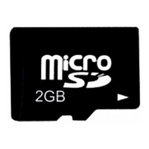 2gb microsd memory card stock large image 0