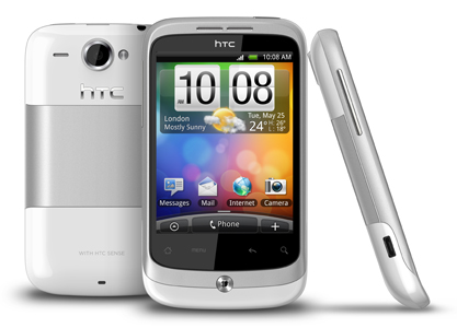 Htc Wildfire White large image 0
