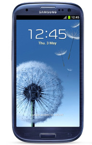 Samsung Galaxy S III GT-I9300 - 16 GB - Pebble Blue Unlocke large image 0