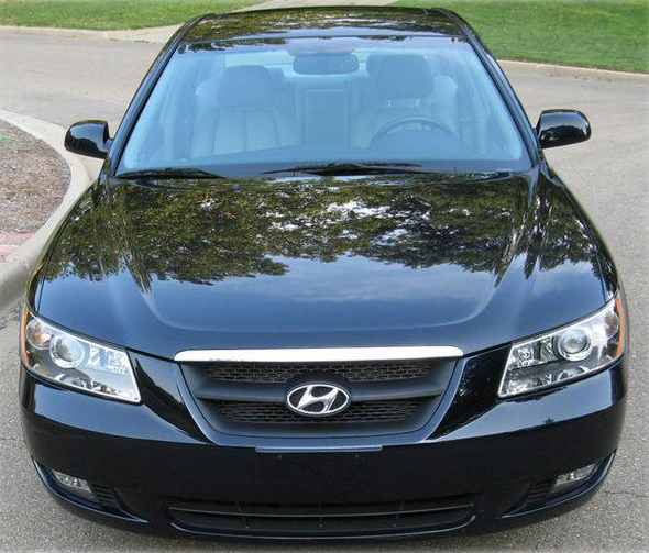 Hyundai Sonata 2006 Metallic Black large image 0