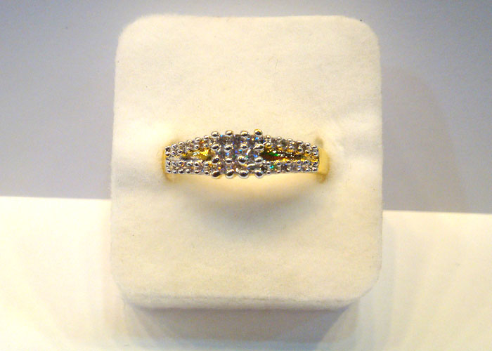 Finger Ring-129 American Diamond  large image 0