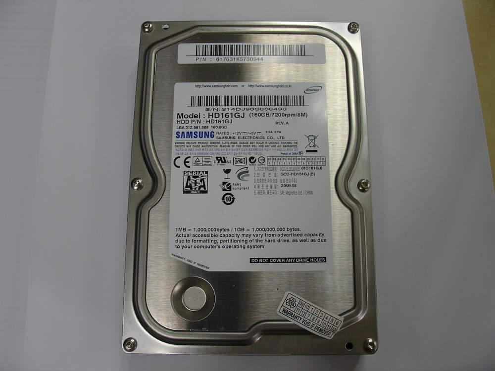 Samsung 160GB Sata Port Internal Hard-Disk 100 fine large image 0