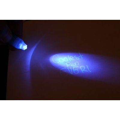 INVISIBLE PEN WITH BLACK LIGHT large image 1