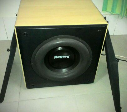 Rogers 10 inch dual british active subwoofer large image 0