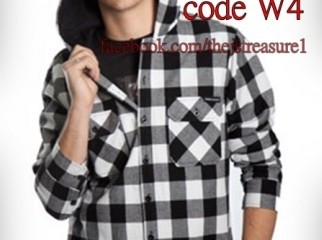 checkered hoodie