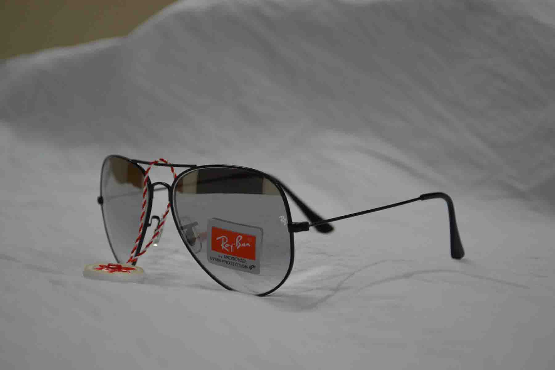 Ray Ban 3026 Black Frame Silver Half Shed Glass large image 0