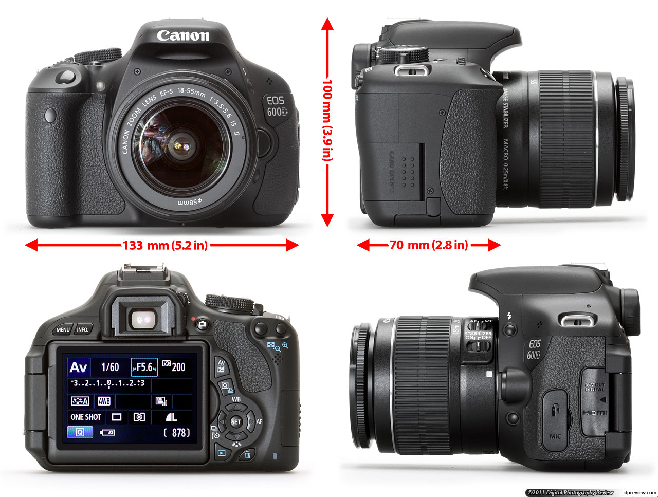 Canon 600D SLR Only Body Urgent Sale large image 0